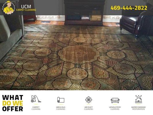 Area rug cleaning