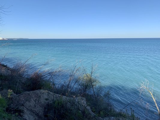 View of Lake Michigan.