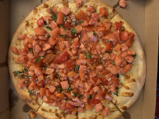 Bruschetta pizza