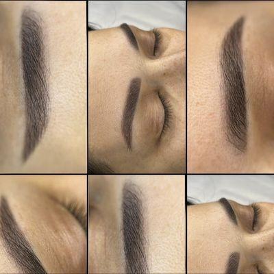 Eyebrows permanent makeup