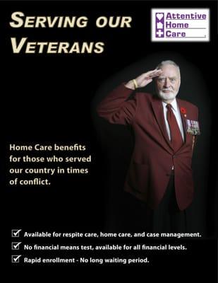 We offer special benefits and financial aid for veterans. Call us for more information!