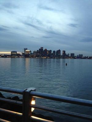 Boston Skyline from harborwalk