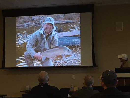 Presentation on fish for some great fly fishing around Texas