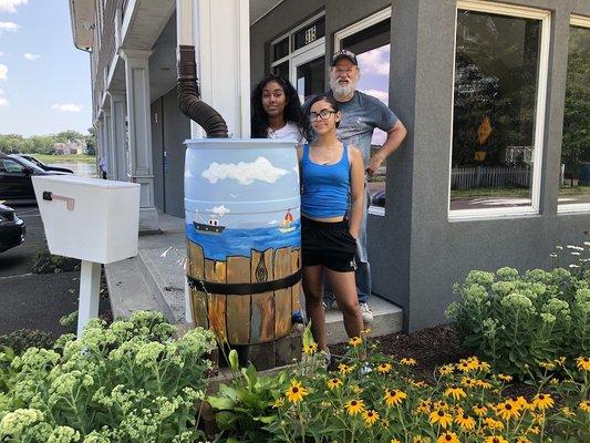 Art of Catching Rain - rain barrel art and workshops.