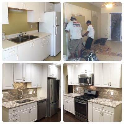 Kitchen Renovation for Maryland Live! Casino's June Home Makeover Giveaway winner.