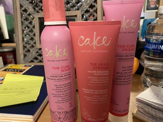 hair products i got