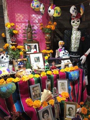 Day of the Dead altar by my friend Andi Linn.