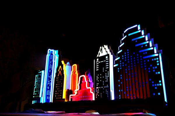 Neon ATX Skyline commissioned for a private residence