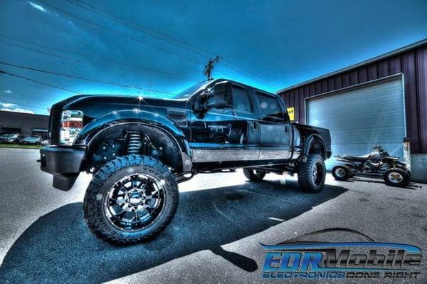 2008 F250 with 8" lift with 22" BMF Death Metal wheels 37.5" Toyo M/T