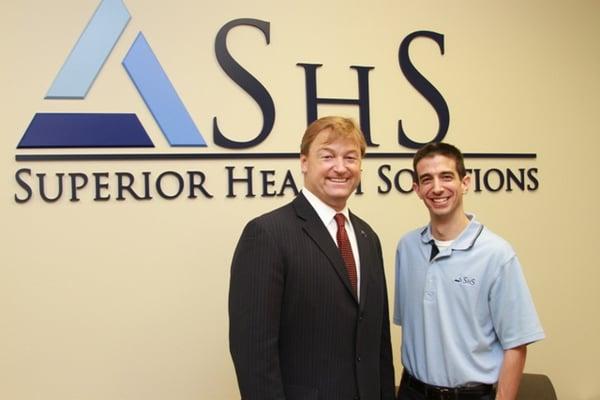 Senator Dean Heller at our Grand Opening