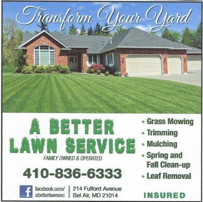 A Better Lawn Service