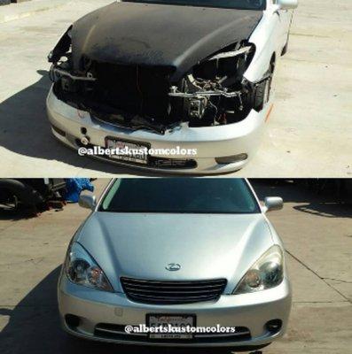 Front end repair on Lexus ES300