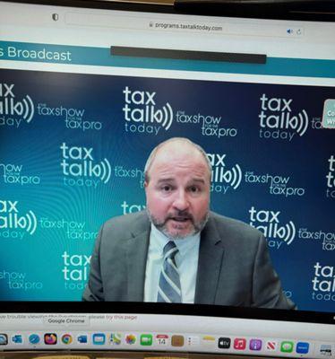 Marc Dombrowski EA on Tax Talk Today. Marc speaks around the county to other Tax Pros