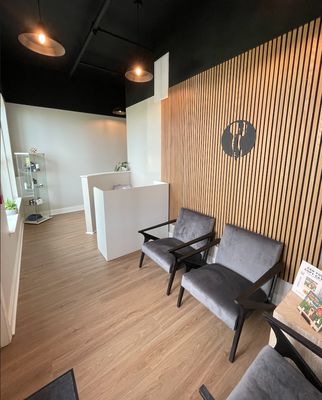 Here is our waiting room, but don't worry, Dr. Long prides himself on staying on time so you won't be waiting too long (no pun intended).