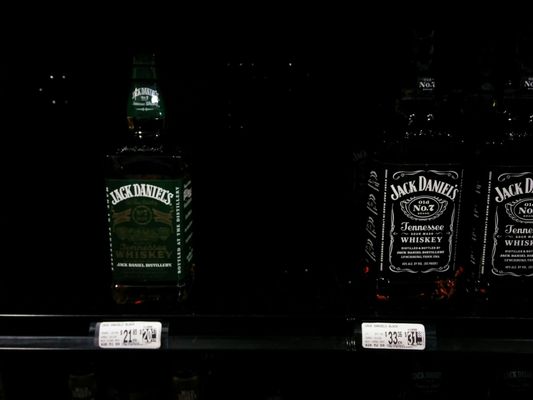 Couple of Jack prices. On par with Goody Goody. I placed the green label bottle where the black label should have been, but they were out.