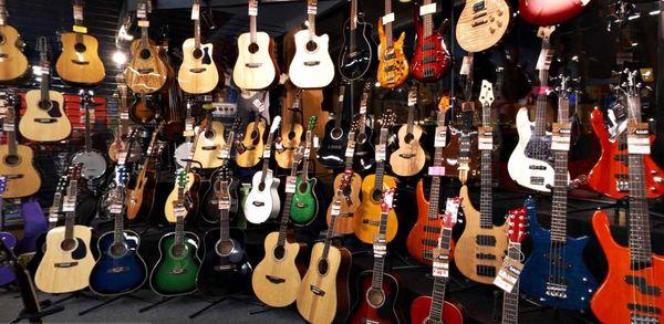 Acoustic guitar section