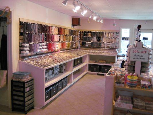 There's a great selection of beads at Beads & More.