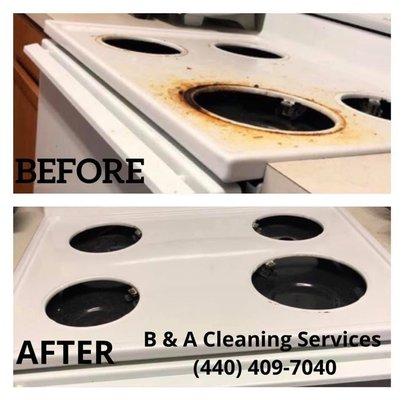 Stove Cleaning