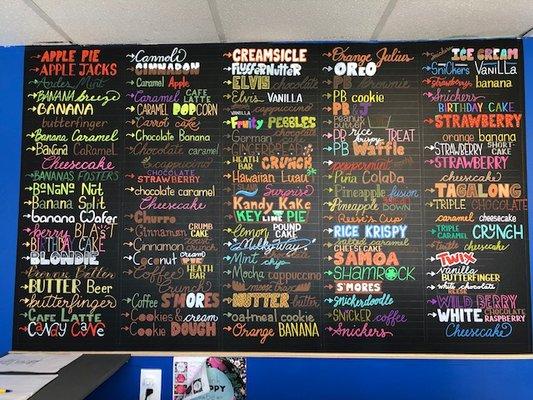 Over 95 flavors of deliciousness!