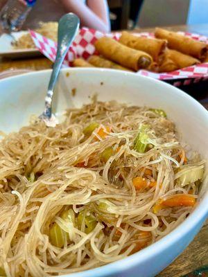 Pancit and Lumpia sampler