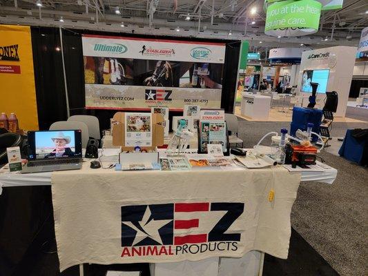 Booth @ AAEP, Veterinary Convention, Dec, 2021, Nashville, Tn