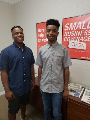 A special belated thank you to our summer high school interns Kenny & Cube. Thanks for your support all the best this 2018 school year!