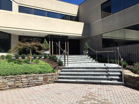 Outside stairs leading to The Law Offices of Eric R. Posmantier, LLC