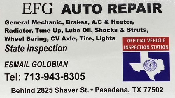 EFG Auto Repair