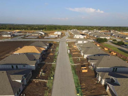 New construction in Denton Texas