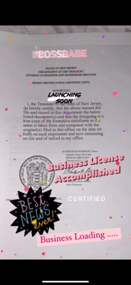 CERTIFIED Business License