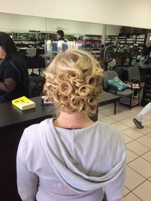 Romantic up do