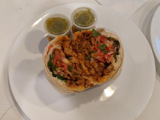 Al pastor burrito