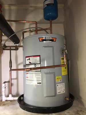 Water heater install