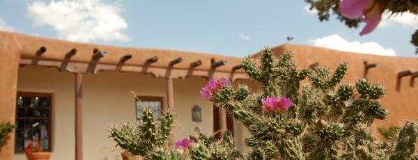 The historical home-turned-museum designed by architect John Gaw Meem notable for  defining the Santa Fe style look.