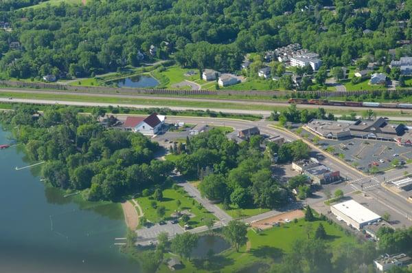 Gear West is on the left side of the picture.  Photo by Ken Siljander 6/8/14