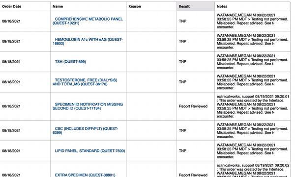 Avoid Aspen Medical. Lost all my lab work but refused to send lab orders to LabCorp