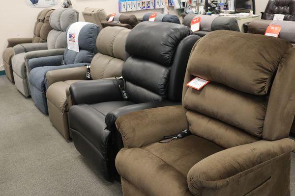 Golden Lift Chair Power Recliners in stock. Try before you buy!