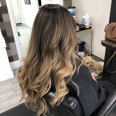 Balayage with babylites