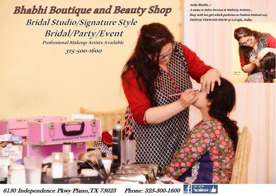 AISHA BHABHI Licensed Aesthetician Beautician, Make Up Artist Professional Official Make Up Artist of the Fashion Shows.