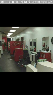 The inside of Salon Deja Vu