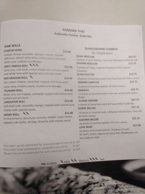 Menu 6/12