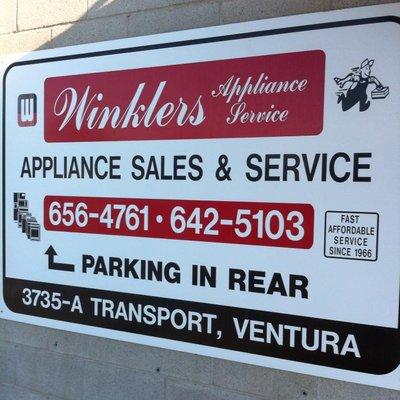 Winkler's Appliance Service