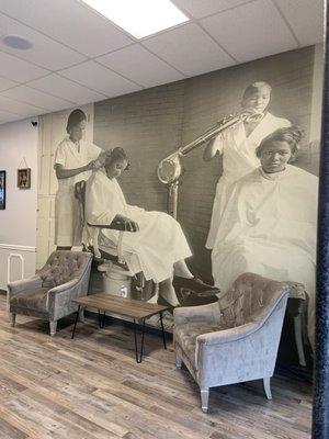 Madame C.J Walker wall mural-