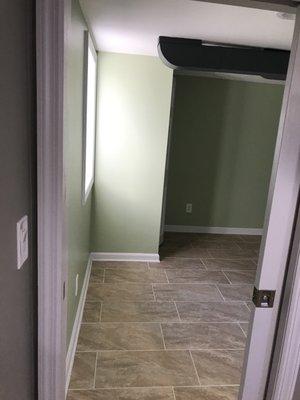 Basement renovation