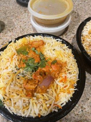 Chicken tikka biryani