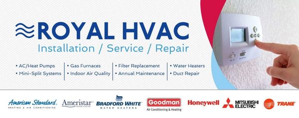 Contact Royal HVAC LLC today!
 (561) 316-0172
 www.royalhvacllc.com