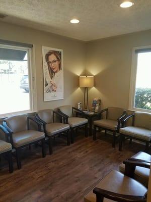 Our warm and inviting waiting room!