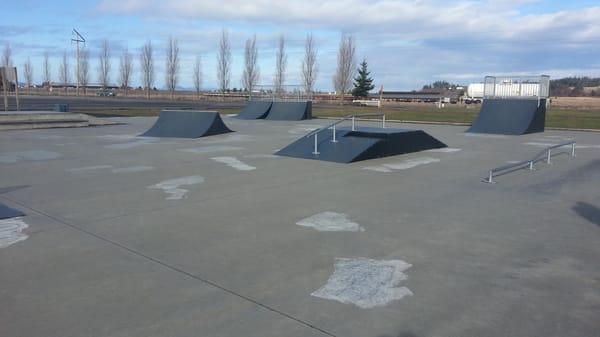 Skate park at heritage park