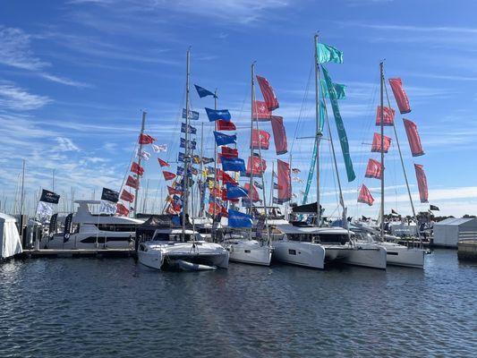 Sailboat dock