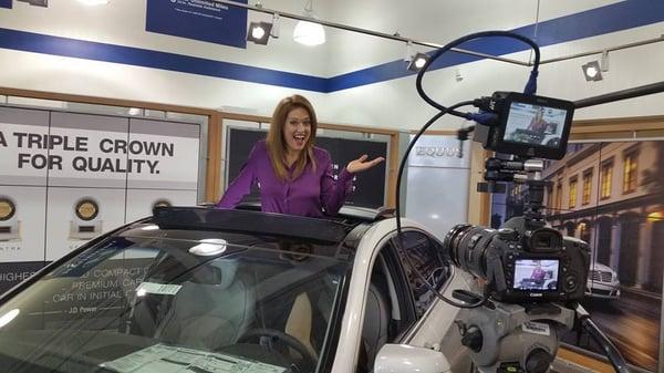 On set at Centennial Hyundai.